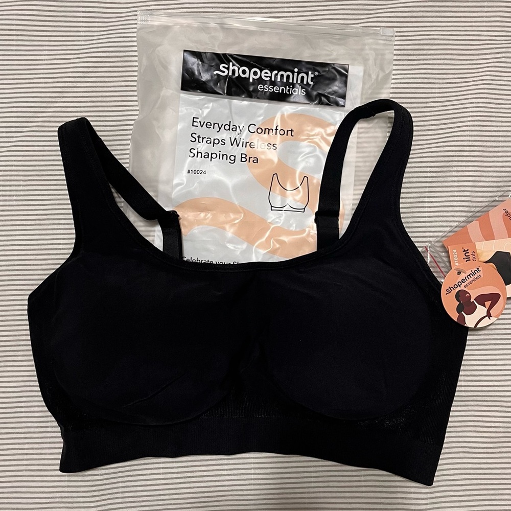 Everyday comfort straps wireless shaping bra